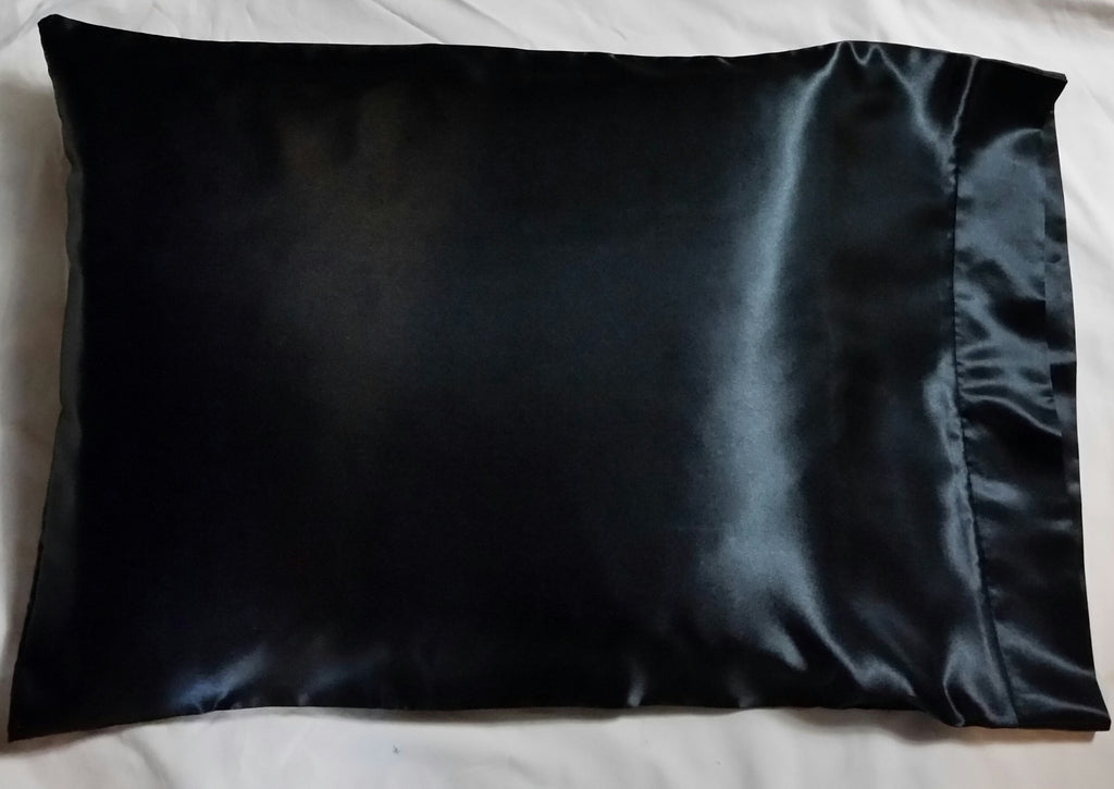 Black Satin Pillowcase