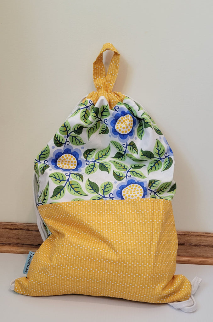 Flower Cinch Wet Bag