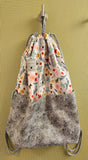 Bee/Gray Cinch Wet Bag -