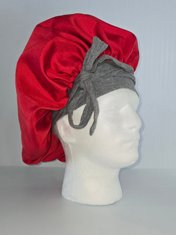Red Satin Sleep Bonnet (Copy)