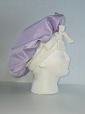 Lilac Satin Sleep Bonnet