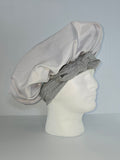 Silver Satin Sleep Bonnet