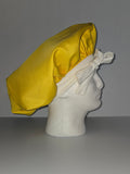 Yellow Satin Sleep Bonnet