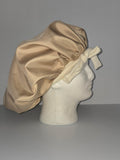 Champaign Satin Sleep Bonnet