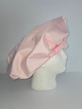 Light Pink Satin Sleep Bonnet