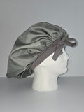 Steel Satin Sleep Bonnet