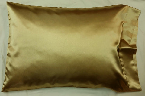 Gold Satin Pillowcase