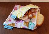 Two Piece Sandwich/Snack Bag Set - Fruits